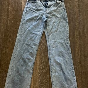 Jame Large/Wide Leg light denim jeans